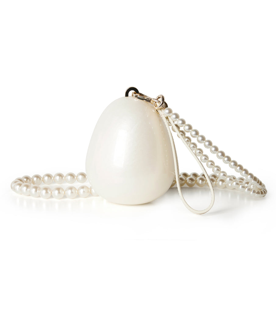 Faberge Micro Egg Bag w/Pearl Crossb