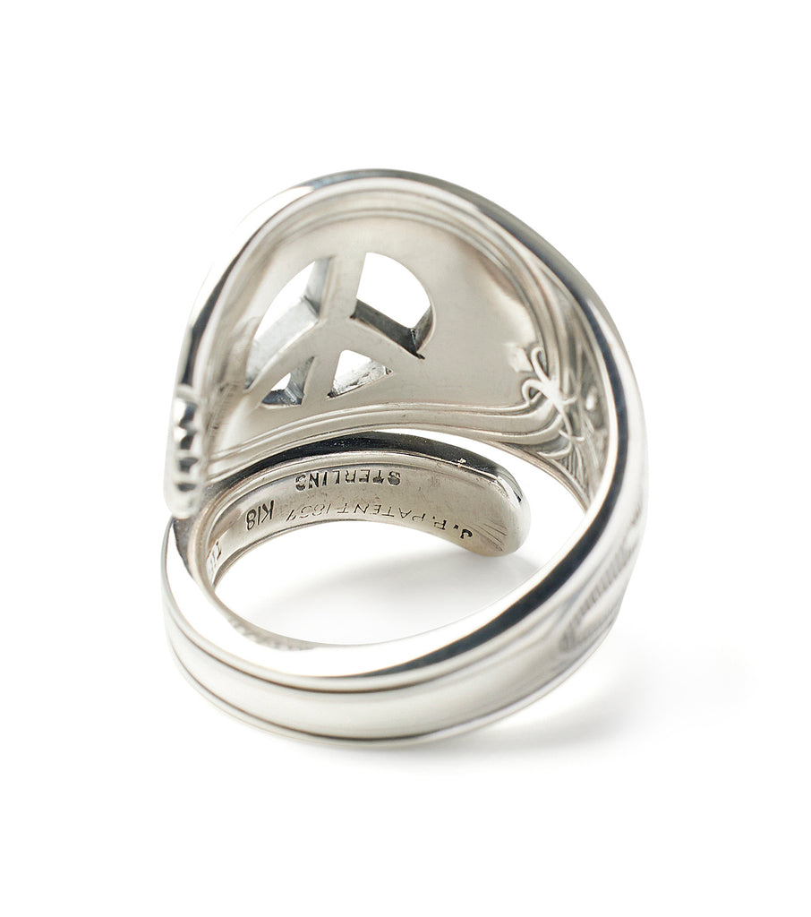 Tornado Peace Ring （K18 Diamond R