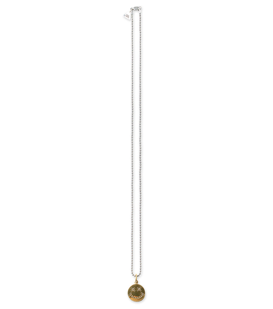 Axl Necklace （K18GP Black Diamond)