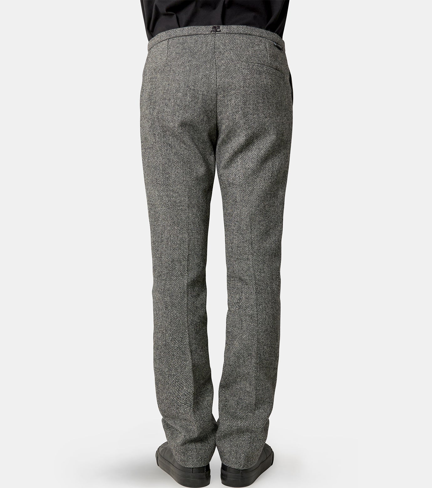 TUBE CAVIAR WOOL TAILOR PANTS