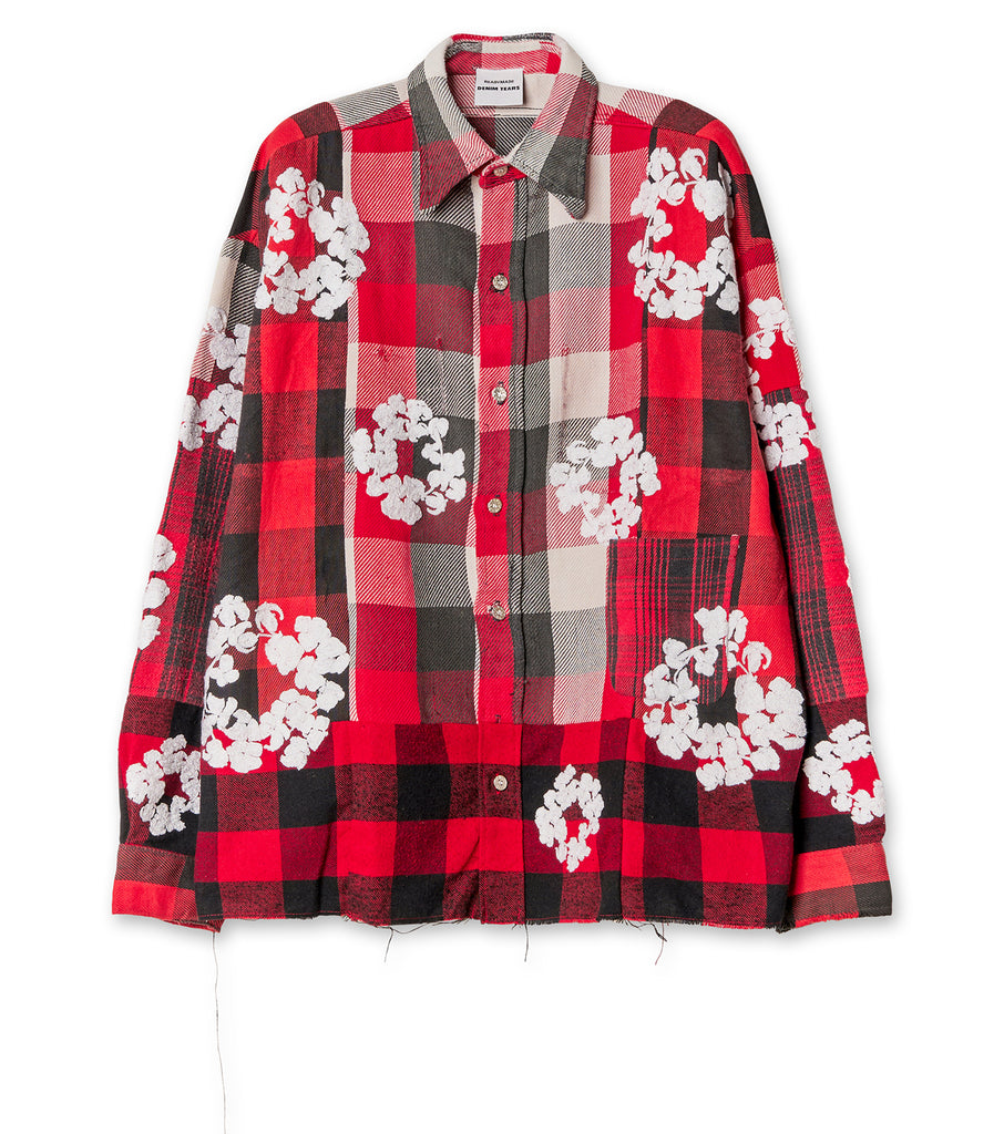 COTTON WREATH CHECK SHIRT