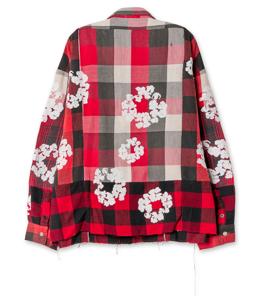 COTTON WREATH CHECK SHIRT