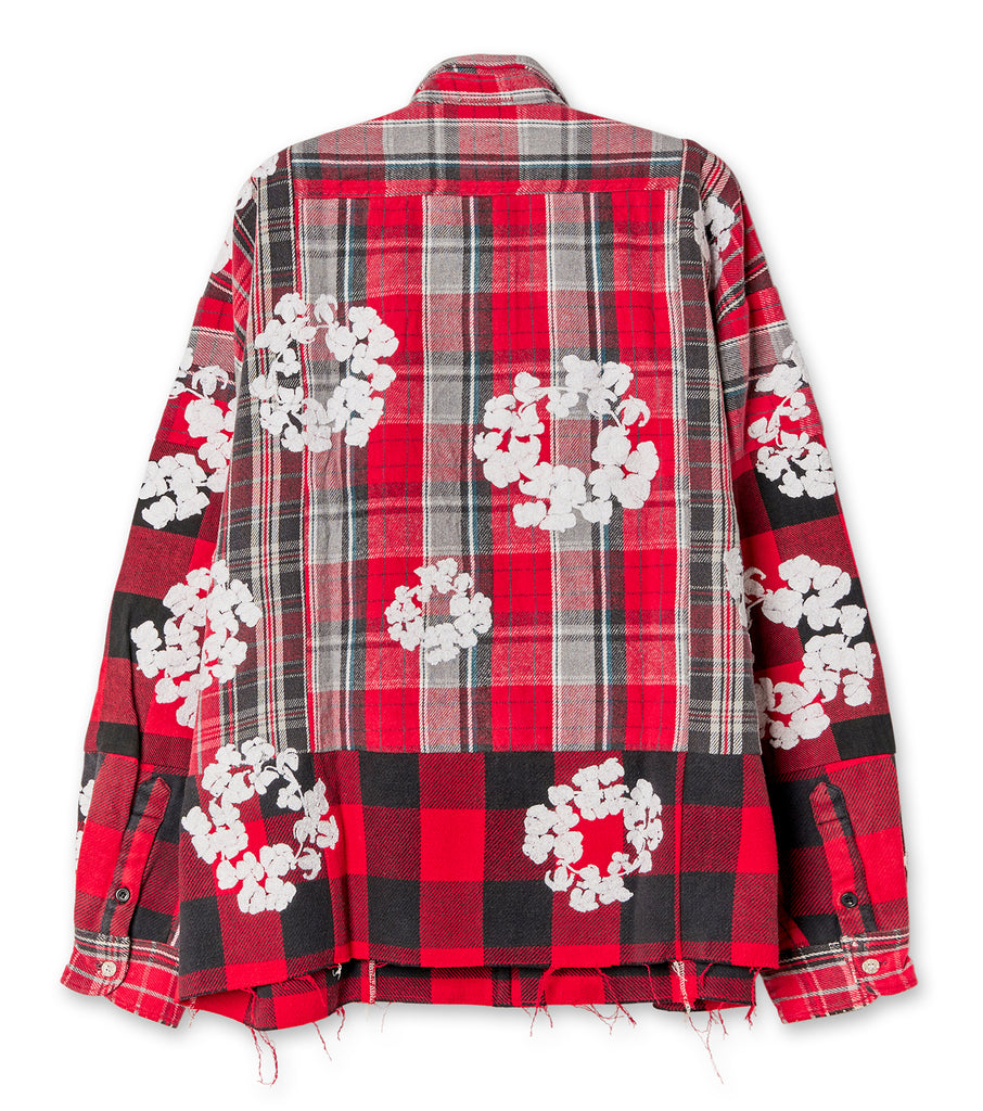 COTTON WREATH CHECK SHIRT