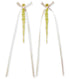 Bow Ribbon Drip Earring