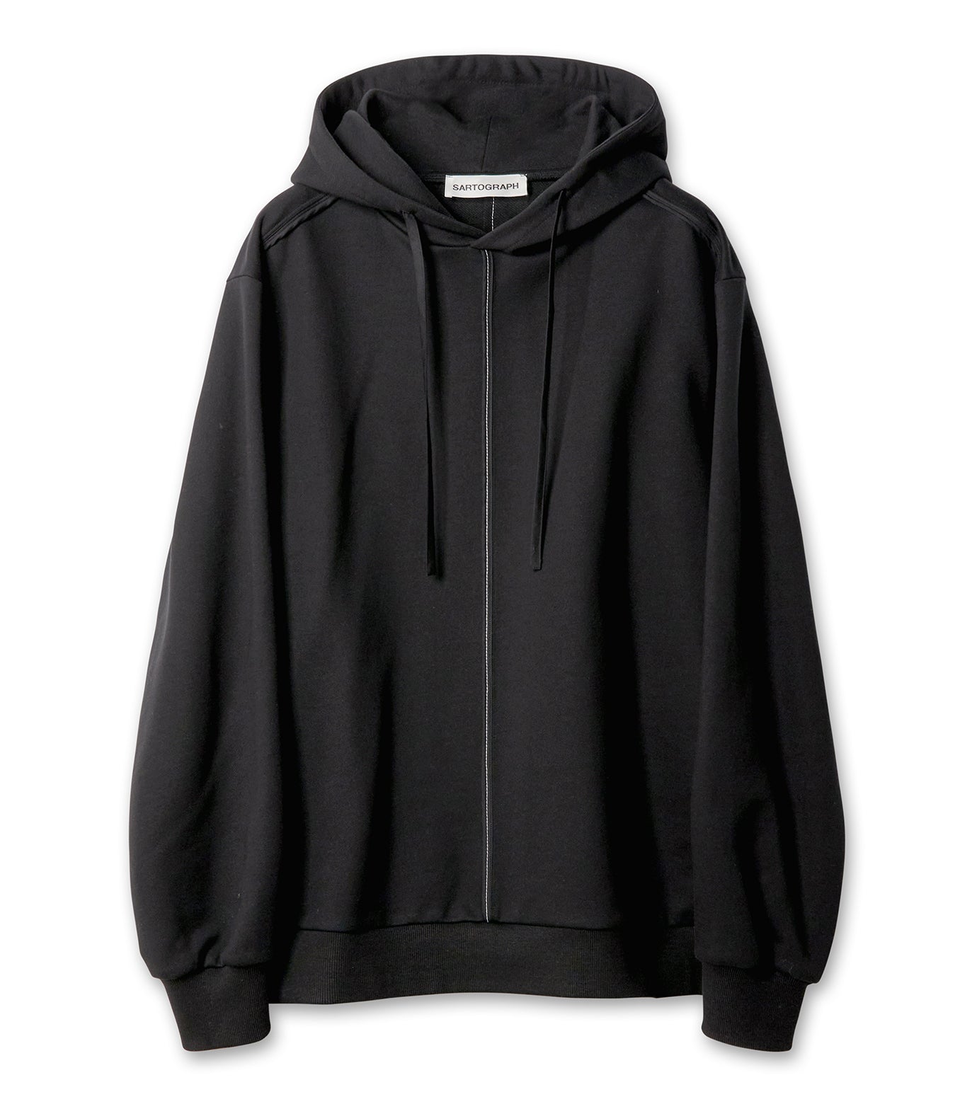 PIPING-STITCHED HOODIE