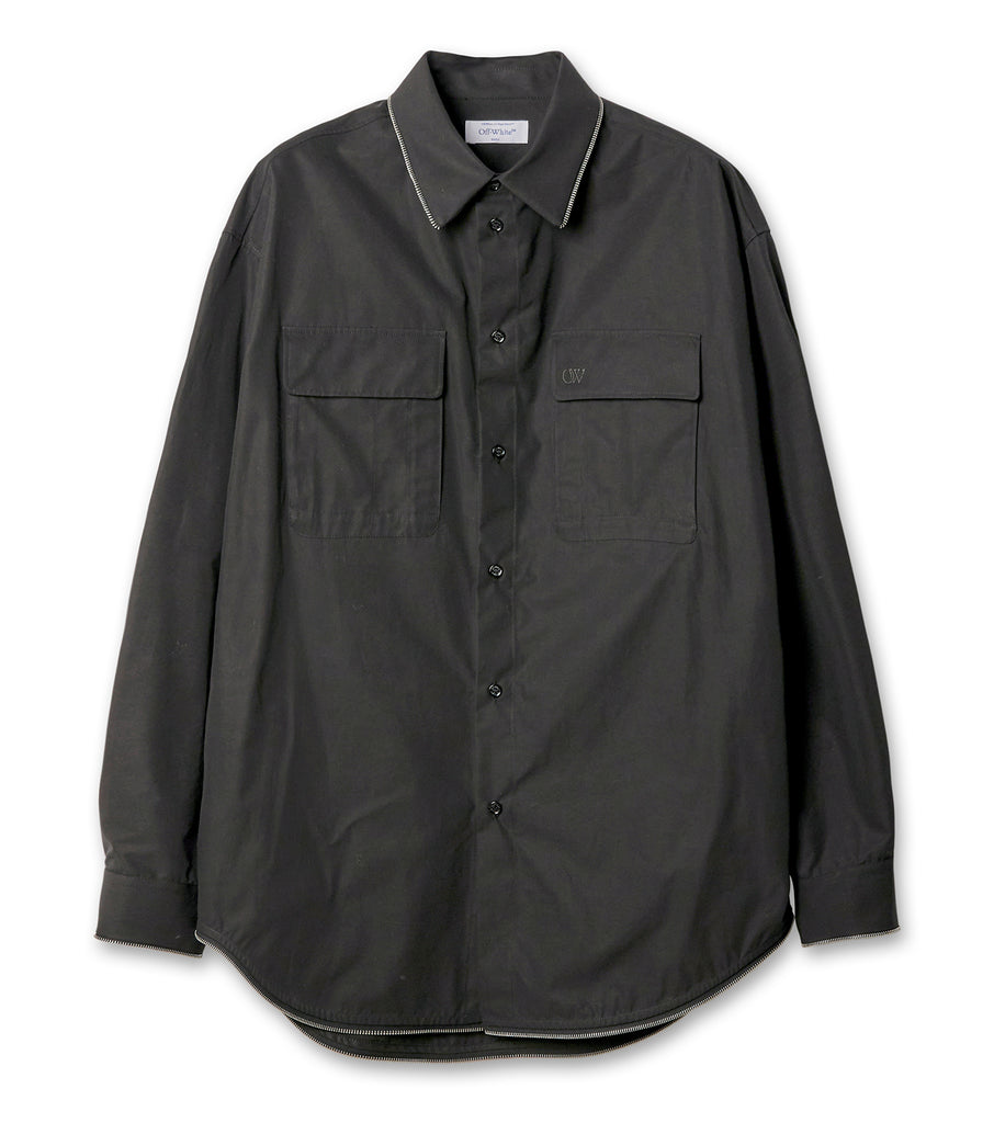 ZIP HEAVYCOT MILIT OVERSHIRT