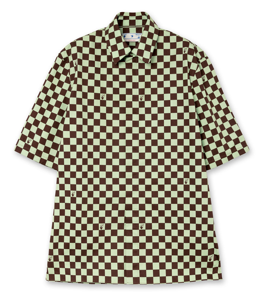 CHECK OVER S/S SHIRT