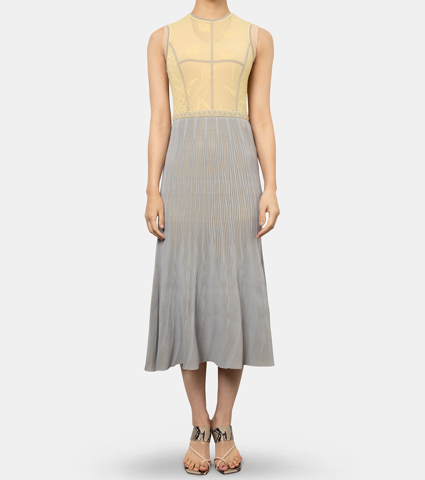 Frosted Glass Graphic Knitted Dress