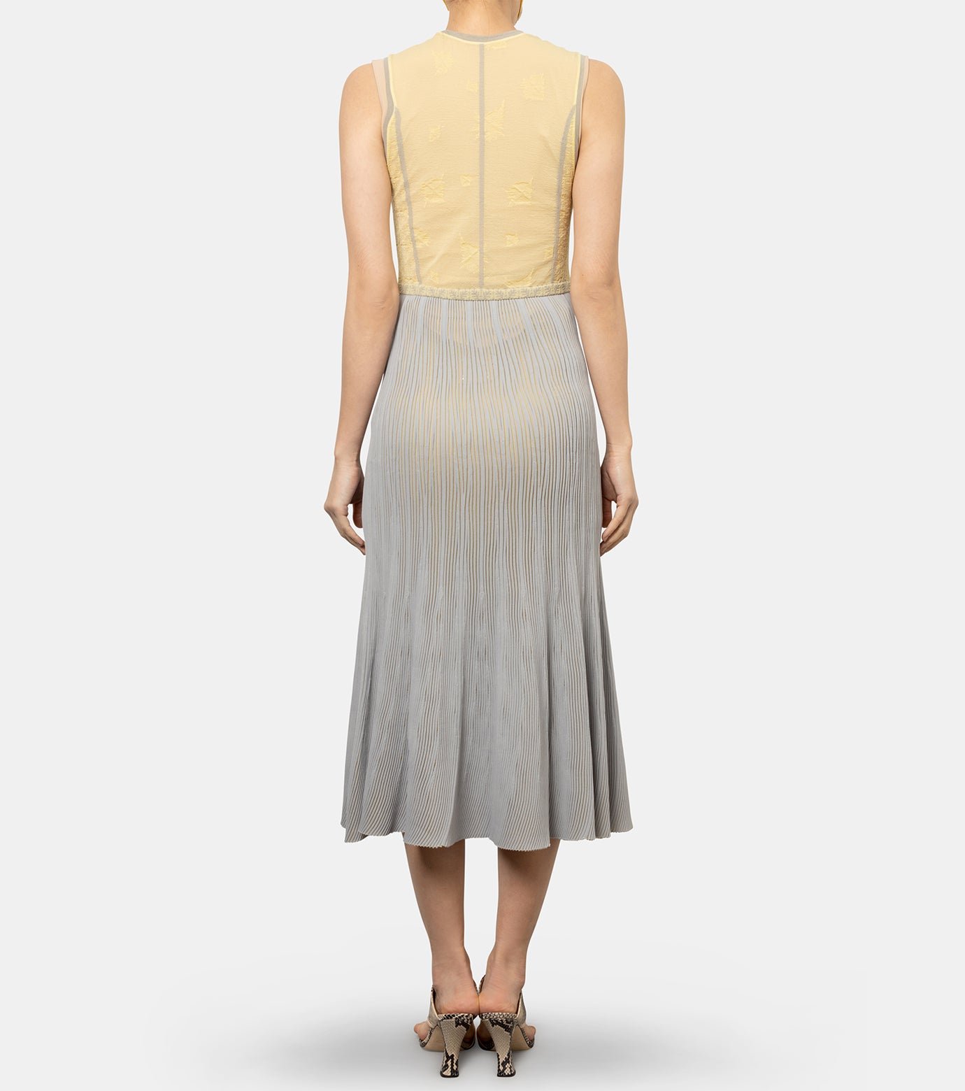 Frosted Glass Graphic Knitted Dress