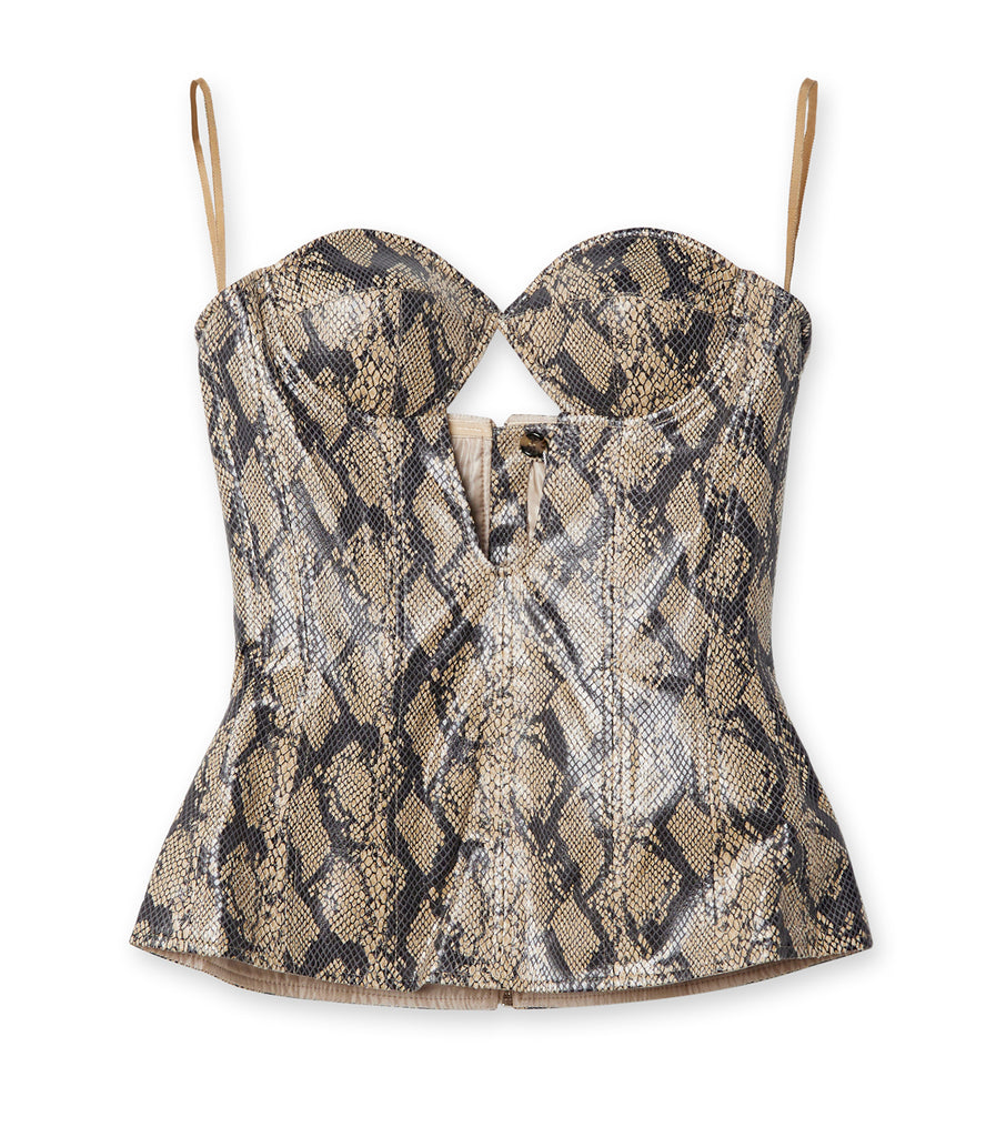 Deep U-Shaped Bustier