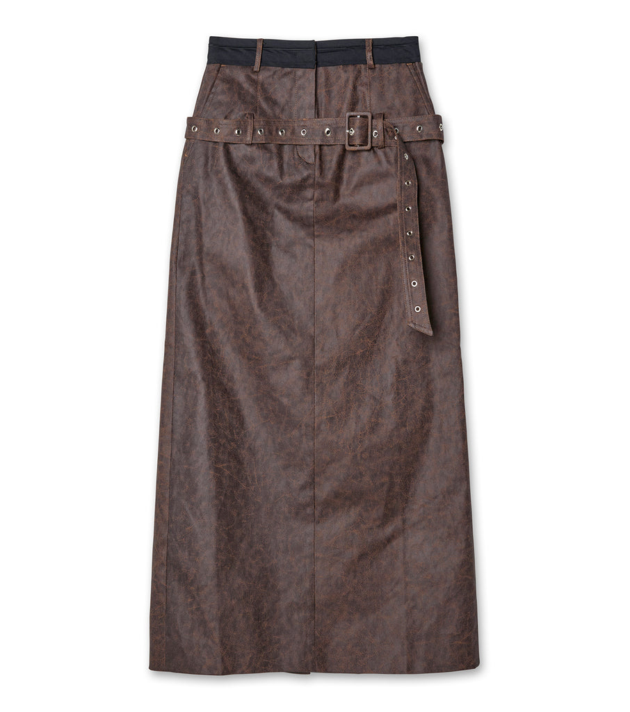 Belt Strap Detailed Skirt