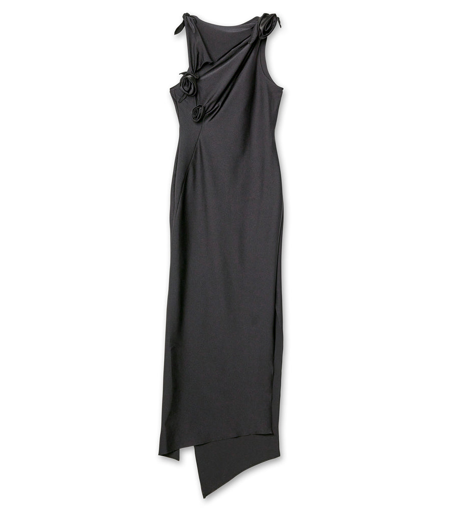 Asymmetric Flower Gown