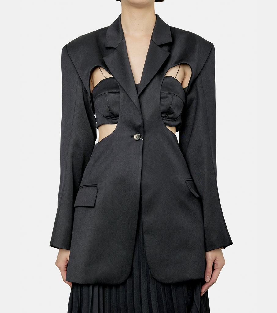 Bra Detailed Blazer