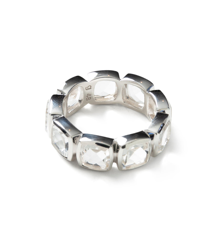 Cushion Band Rock Crystal