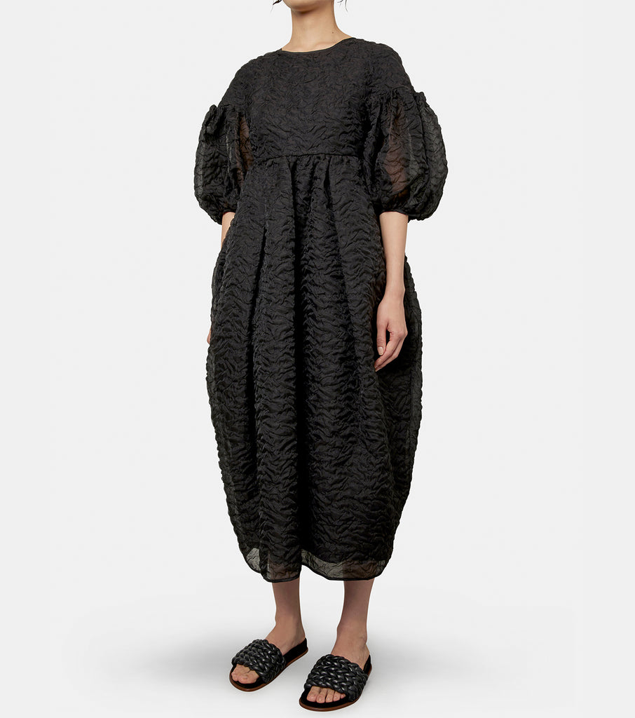Jeanne Puff Slv Dress w/Tulip Skirt