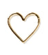 Gold Plating Heart Carbiner