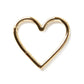 Gold Plating Heart Carbiner