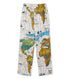 DR.WOO PAJAMA PNT/WORLD MAP