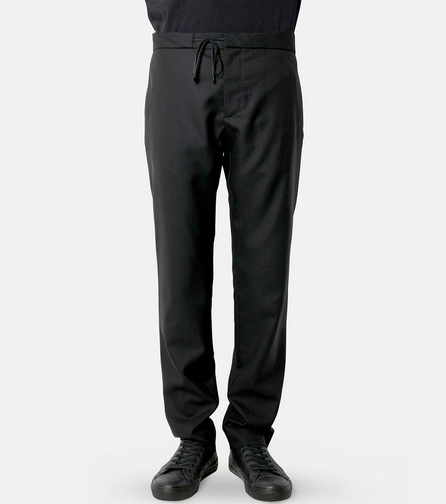 Drawstring Pants Two Ply Wool