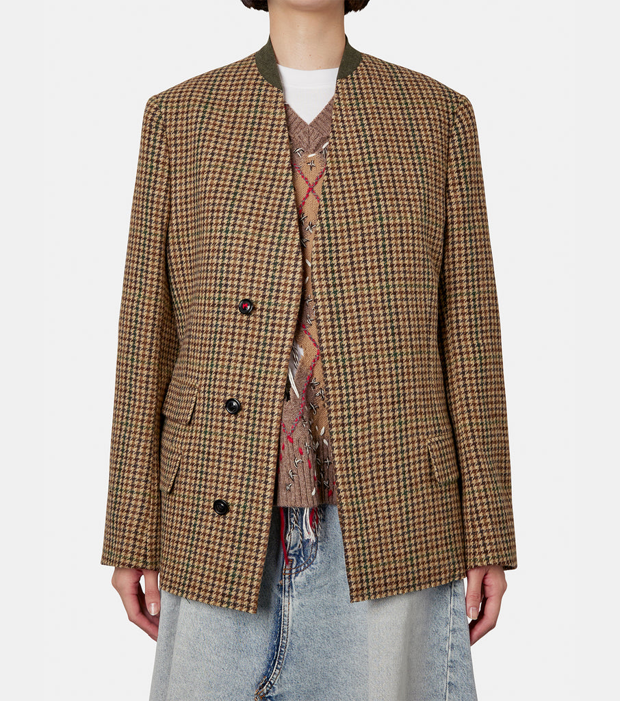 Shetland Houndstooth Jacket