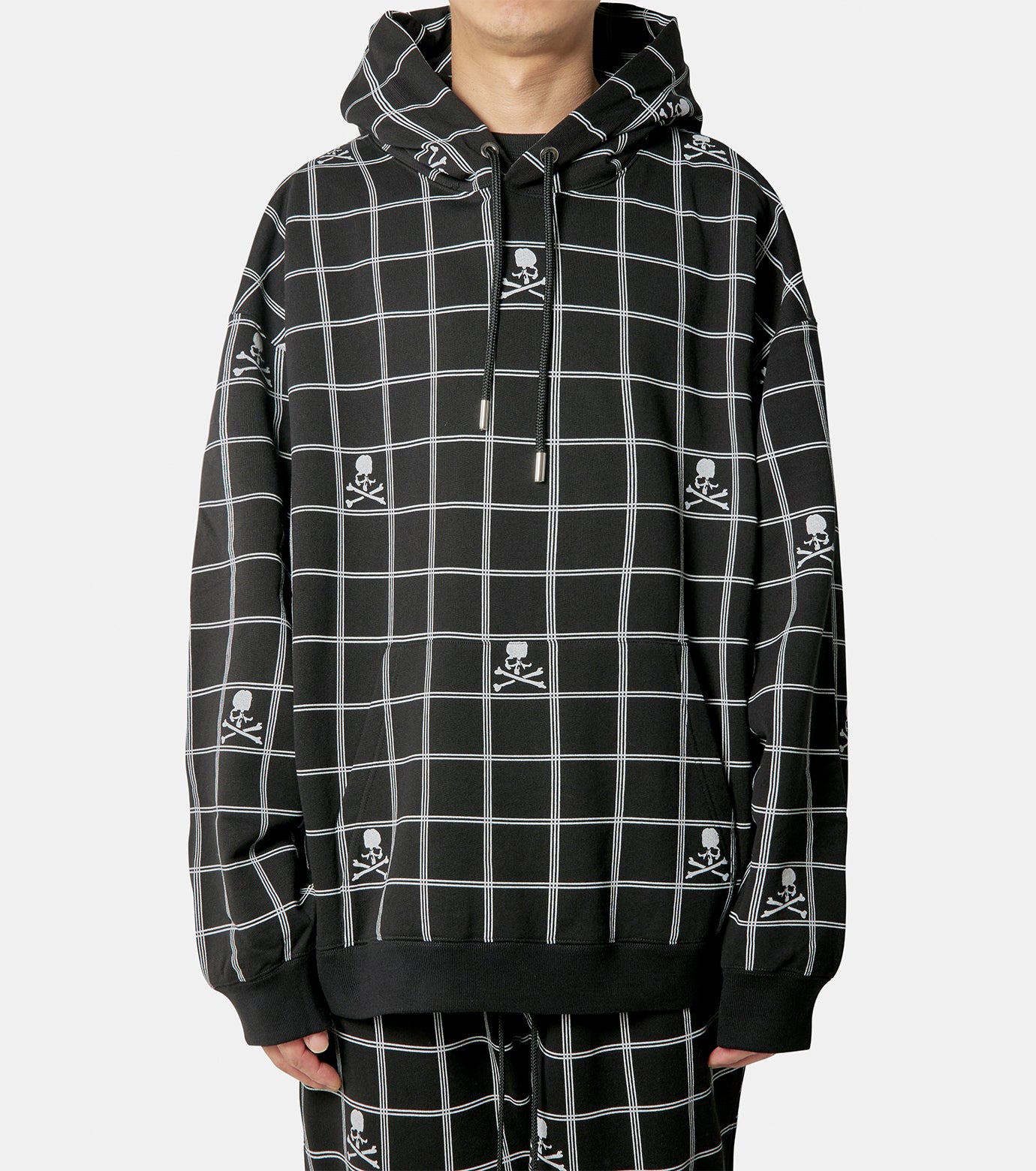 SKULL CHECK HOODIE