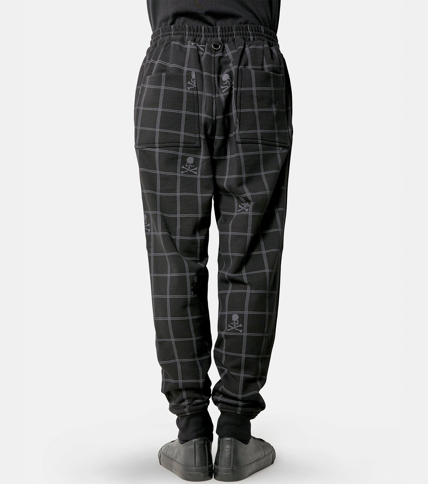 SKULL CHECK SWEAT PANTS