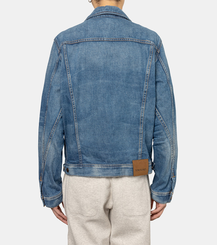 BLUE JAP. TWILL DENIM JACKET