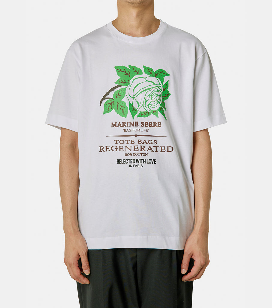 ROSE PRINT ORGANIC COTTON T-SHIRT
