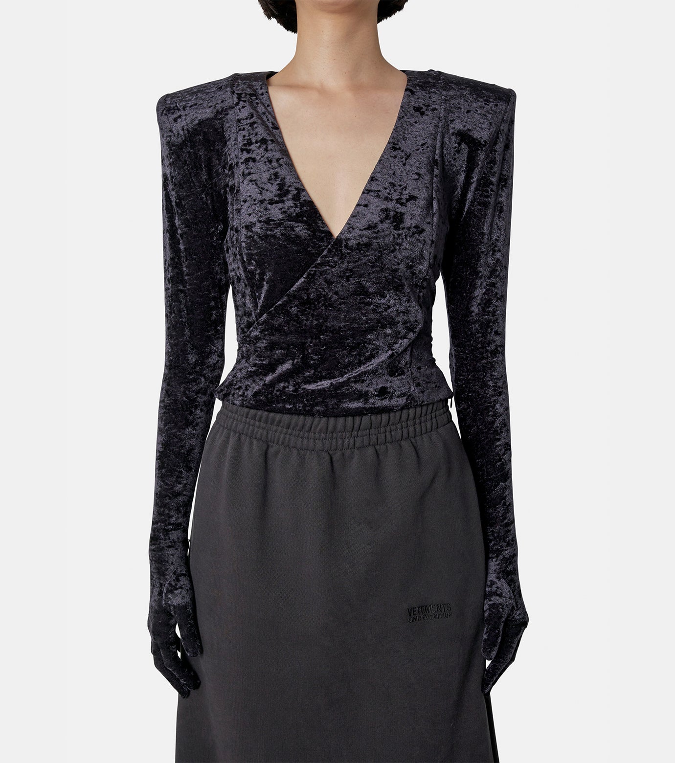 Velvet Dynasty Top w/Gloves